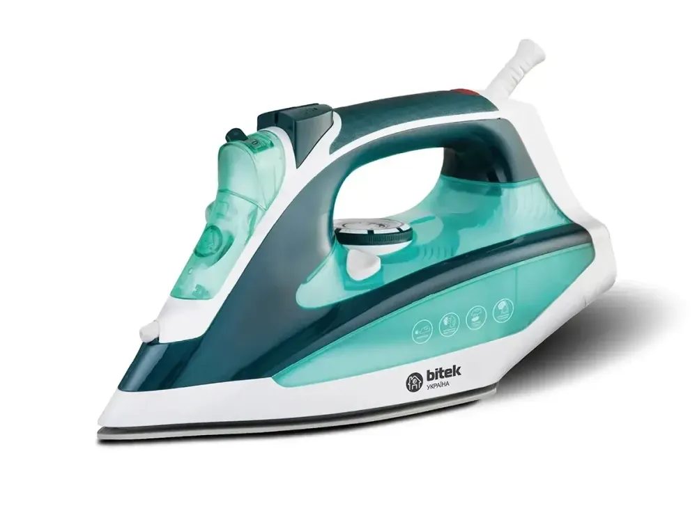 Праска парова BITEK BT-1256G: 2800 Вт, керамічна підошва - для бездоганного прасування Одеса - фото 2
