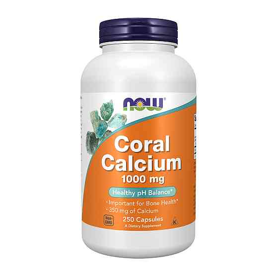 Минералы Now Foods Коралловый кальций Coral Calcium 1000mg 250 капс Киев