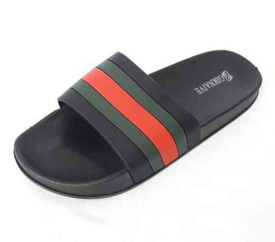 Шльопанці Тапочки Сланці Гуччі Чорні (розміри: 42,43) Дніпро