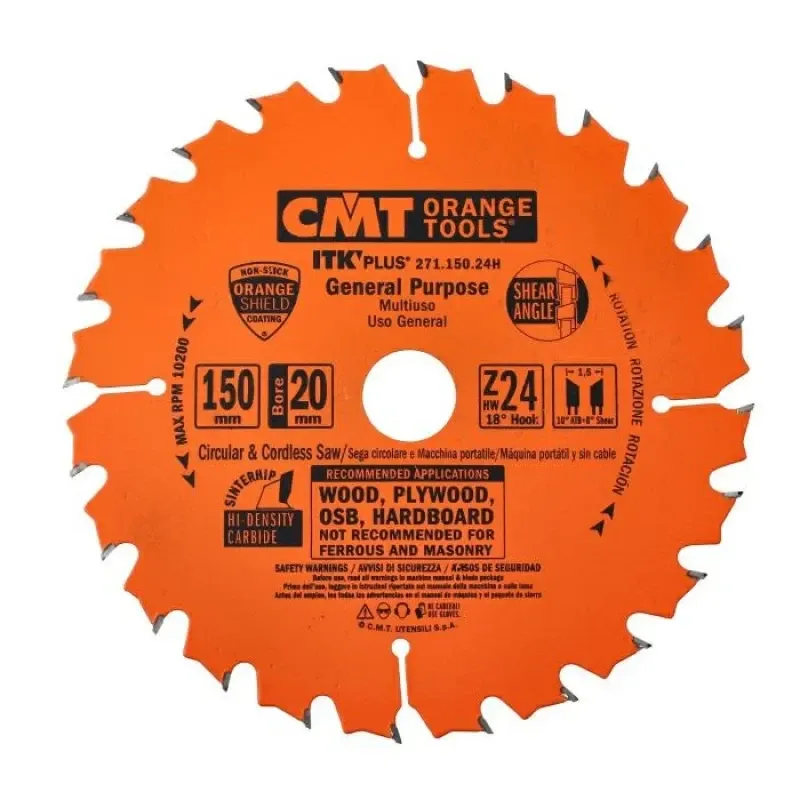 Пильний диск по дереву CMT 150x20x24z K1.5/1.0 (271.150.24H) Одеса - фото 1