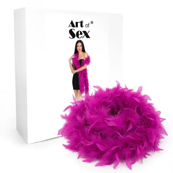 Боа з пір’я Art of Sex, довжина 2 метри, колір маджента Львів