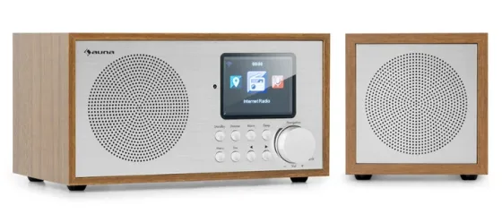 Интернет-радио Auna Silver Star Mini Two DAB+/FM Wi-Fi BT динамик TWS из Германии Уценка Днепр