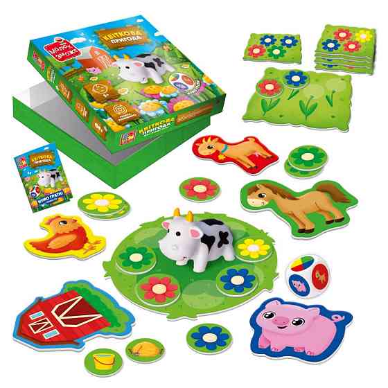 Настільна гра "Квіткова пригода" VT2100-20 українською мовою Вінниця