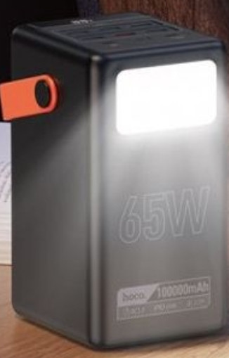 Power bank 65w для ноутбука Hoco DB03 Max 100000mah павербанк. Киев - изображение 1