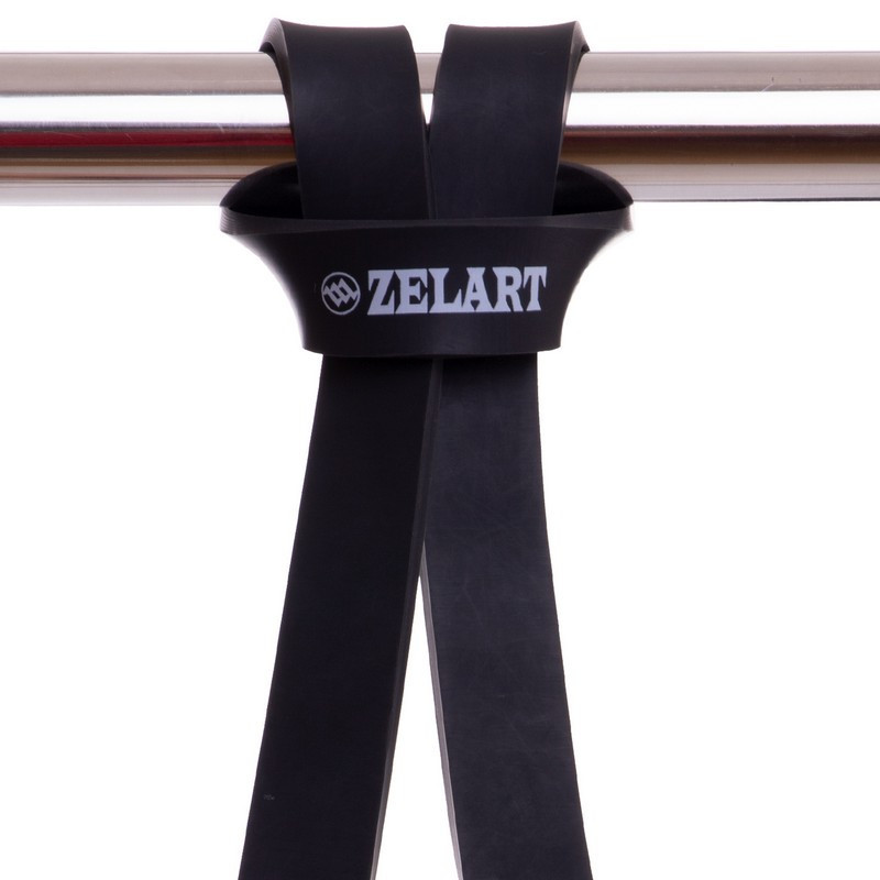 Гума-петля для підтягувань і тренувань стрічка силова Zelart-3917-BK Київ - фото 9