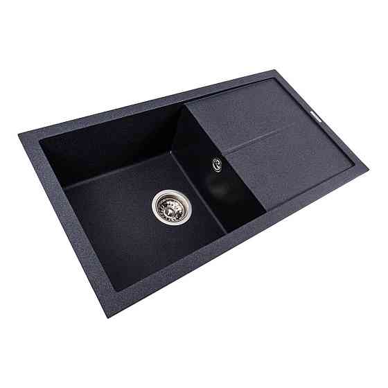 Гранітна мийка для кухні VALESO SOLID 7843 матова Карбон Коломыя