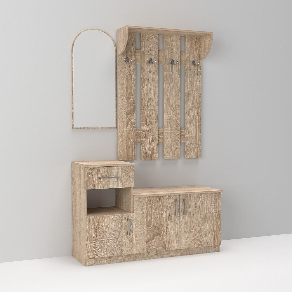 Прихожая Алиса, Дуб Сонома, 1200/400/1880 Львов - изображение 1