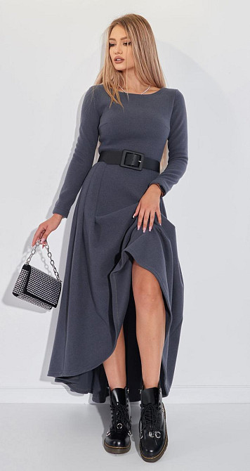 Стильное тёплое платье (42) Киев - изображение 2