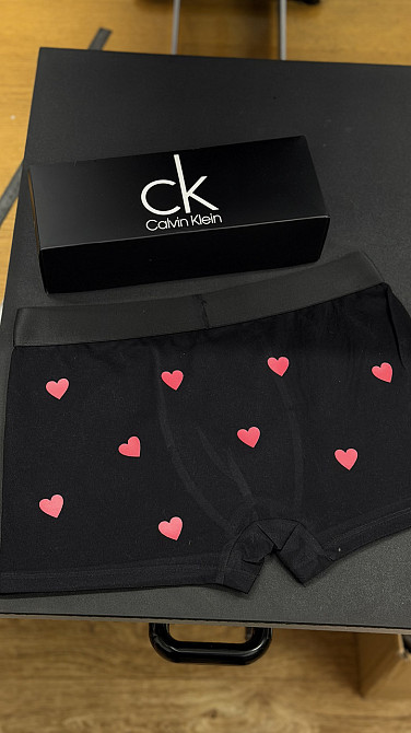 Мужские трусы-боксеры с индивидуальным фото и принтом сердец Черновцы - изображение 2