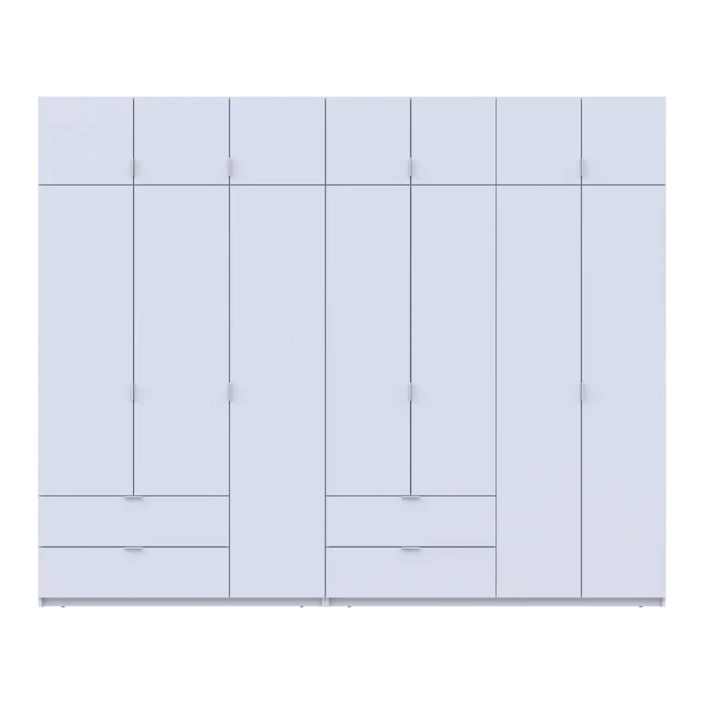 Шафа для одягу Doros Лукас Біла 3+4 ДСП 295х50х240 DRS-011687 (42005122) Львів - фото 4