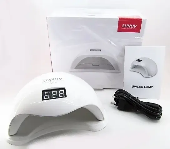 Светодиодная гибридная UV/LED лампа Sun 5 (48 вт) ОРИГИНАЛ с переключением на 24 вт. Белая. Киев