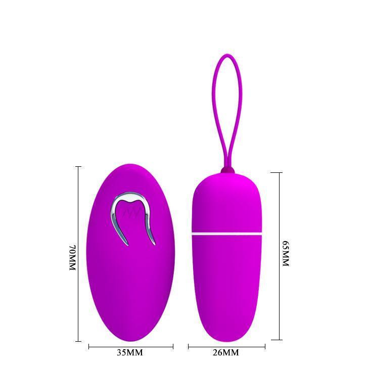 Віброяйце - Pretty Love Bradley Vibrating Egg Purple Sex Aura Київ - фото 5