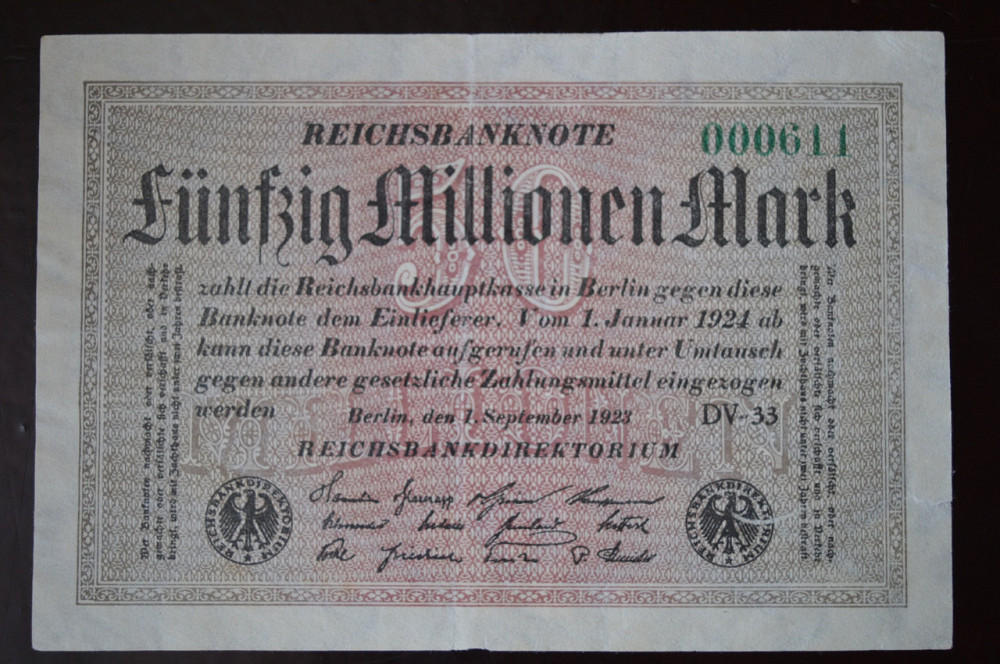 Германия 50000000 марок(50 миллионов) 1923 г(Г-1)1 Полтава - изображение 1
