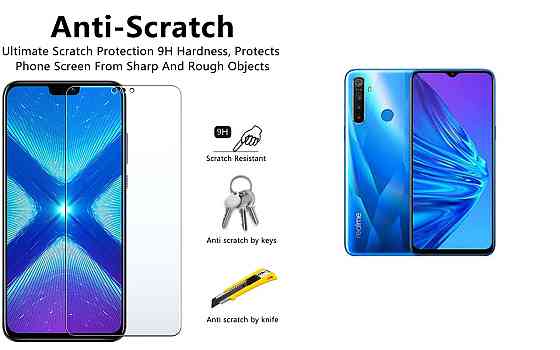 Защитное стекло NeoGlass для Realme 5, Realme 5i, Realme 5 Pro – ультрапрозрачное и устойчивое Киев