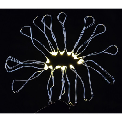 Гирлянда YES! Fun LED 15 ламп молочно-белая 1,6 м (801114) Винница - изображение 1