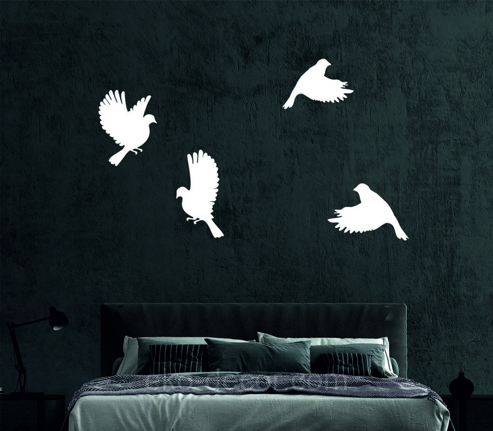 Декоративное настенное Панно «Птичка» Декор на стену(цена за 1шт) 30*21, Белый Киев - изображение 8