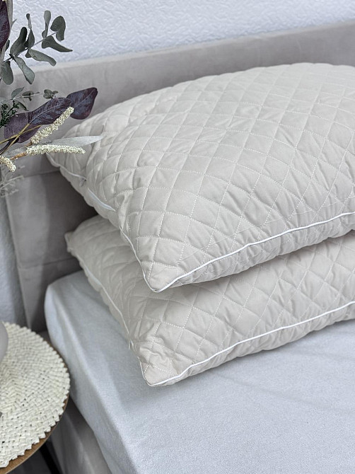 Ecotton Подушка Ecotton 50х70 см антиалергенна із мікрофібри бежева Beige Киев - изображение 2