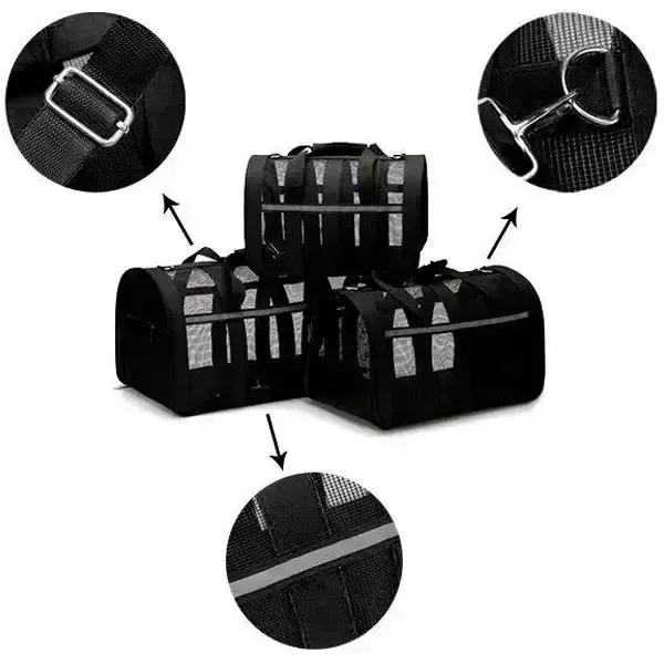 Голубой Сумка переноска для кошек и собак CosmoPet CP-46 Коломыя - изображение 8