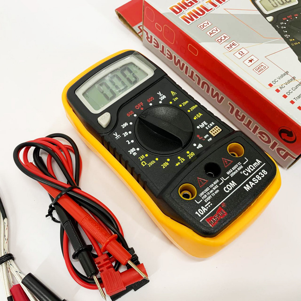 Мультиметри для роботи, Кращий цифровий мультиметр, Мультиметр цифровий тестер амперметр EQ-57 Львів - фото 9