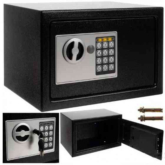 Сейф меблів з електронним кодом та ключем 31x20x20 см,Malatec SBR Київ