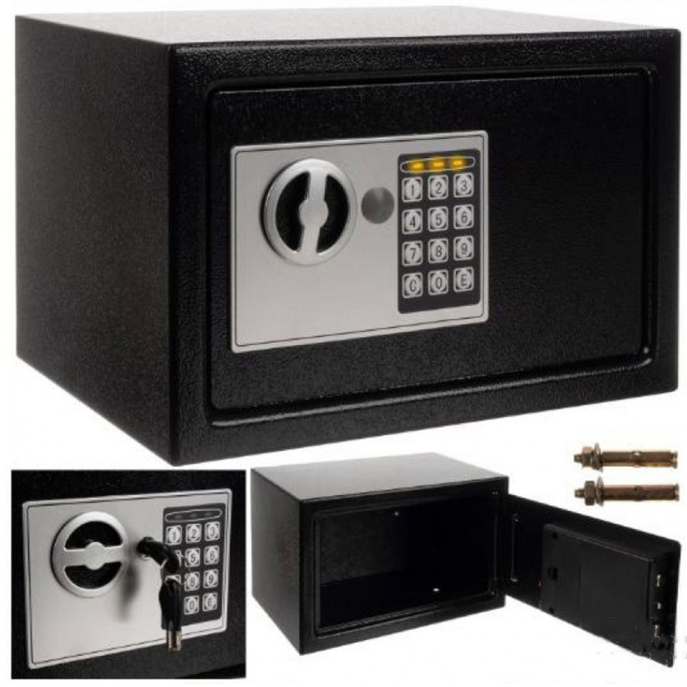Сейф меблів з електронним кодом та ключем 31x20x20 см,Malatec SBR Київ - фото 1