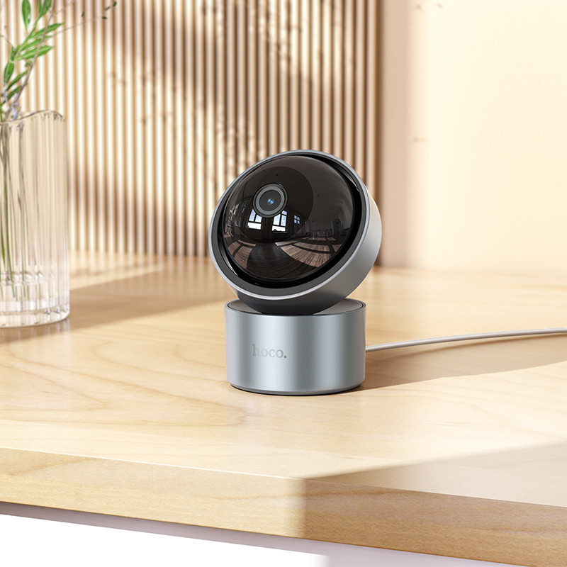 Внутрішня IP-камера HOCO D5 з поворотним механізмом Київ - фото 3