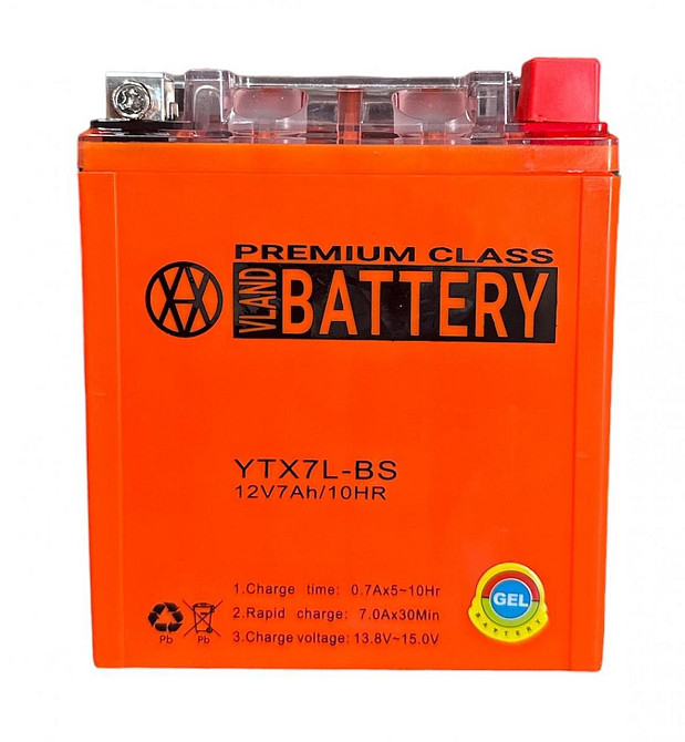 Акумулятор 12V 7А гелевий (113x70x132) Мукачево - фото 1