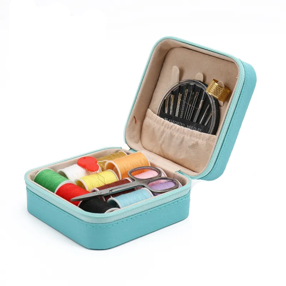 Набор для шитья, нитки иголки и аксессуары для шитья, в голубом цвете Каменец-Подольский