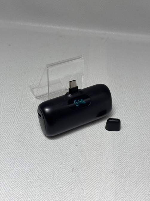 Б\В Power Bank Feob 5000 мАг USB-C 15 Вт PD, міні зовнішній акумулятор з LCD-дисплеєм, пряма зарядка смартфона, чорний Київ - фото 9