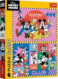33196 Trefl Пазли "2x200" Mickey&friends Час з друзями, шт Київ - фото 1