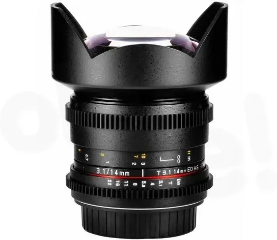 Об'єктив Samyang 14mm T3.1 V-DSLR ED AS IF UMC (Nikon) Київ - фото 1