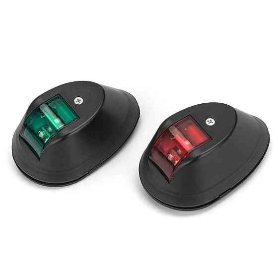 Малые бортовые навигационные огни LED, черный корпус, пластик C91003 LED Киев