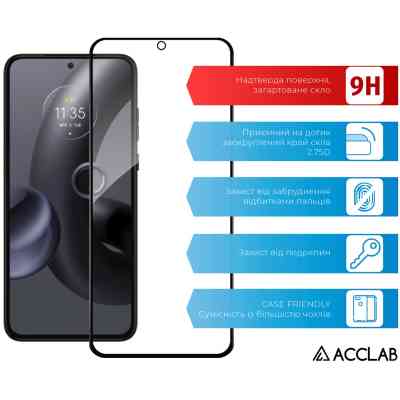 Скло захисне ACCLAB Full Glue MOTO EDGE 30 Neo Black (1283126546679) Вінниця