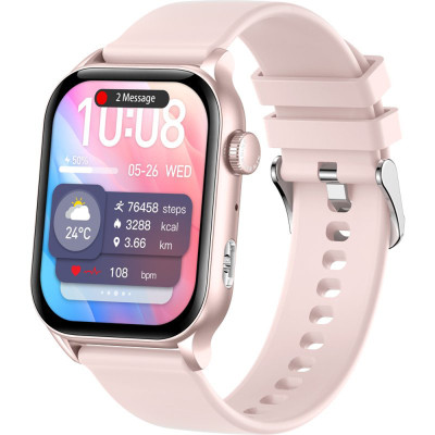 Смарт-часы Gelius GP-SW015 Amazwatch Light Pink (2099901012739) Винница - изображение 8