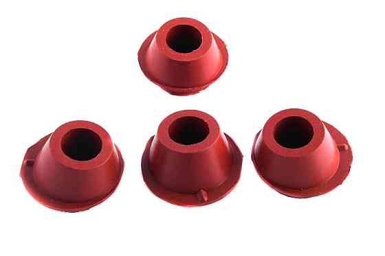 Втулка штанги (косая) (4 шт.) МТ, Дніпро (червона) Мукачево