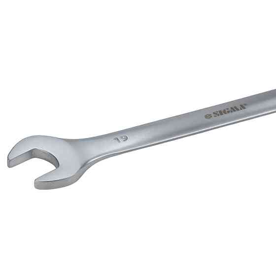 Ключи рожково-накидные 8шт 6-19мм CrV satine SIGMA (6010111) Ровно
