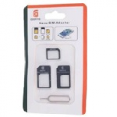 Переходник для SIM карт NOOSY 3 в 1, micro-nano, micro-sim, nano-sim, Black Полтава