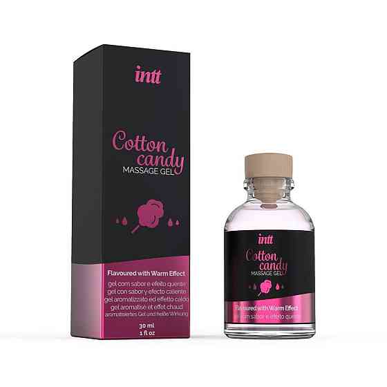Масажний гель Intt Cotton candy, 30ml Sex Aura Київ