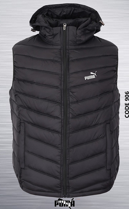 Чоловіча батальна стьобана жилетка Puma Київ - фото 1
