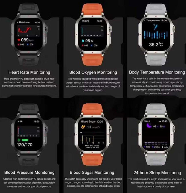 Смартгодинник. VWAR MK66. NFC. GPS. Compass. Barometr. Київ - фото 3