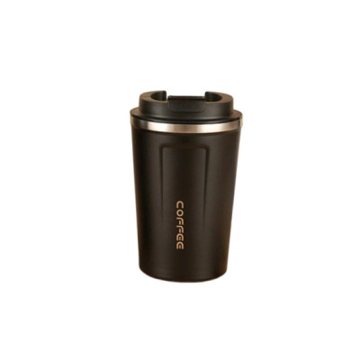 Термокружка Merlion 380 мл, чорна (Termo-304-380Black) Винница - изображение 1