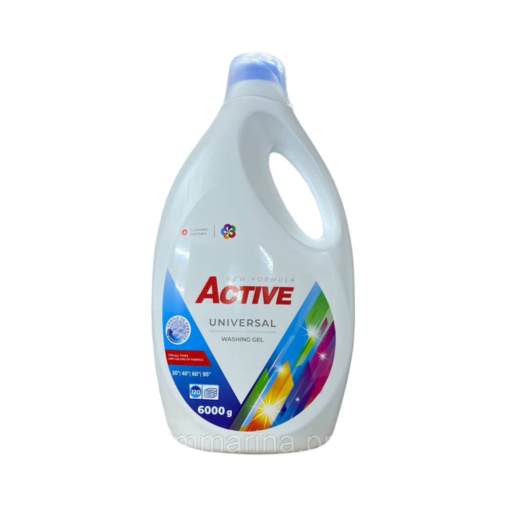 Універсальний гель для прання Active Universal 6л. (Аналог порошку Ariel) Виноградів - фото 1