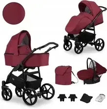 Детская коляска Kunert Mata Bordo Głęboko Spacerowy + Fotelik Киев - изображение 1