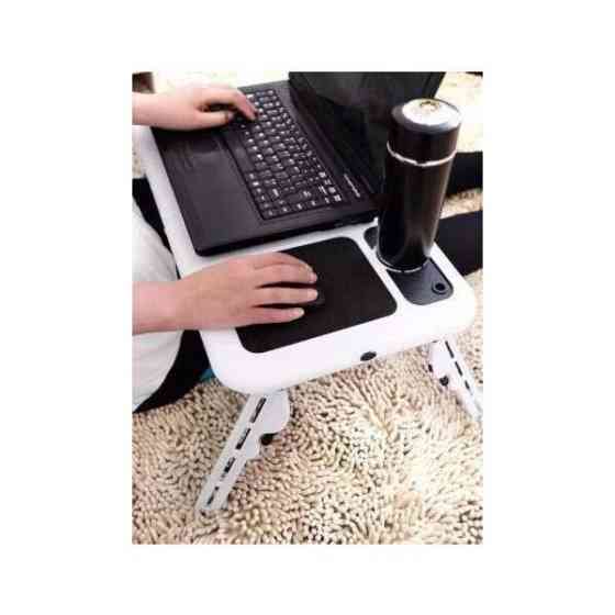 Универсальный столик подставка для ноутбука планшета LD-09 E-Table, Подставка для ноутбука с наклоном UF-33 Львов