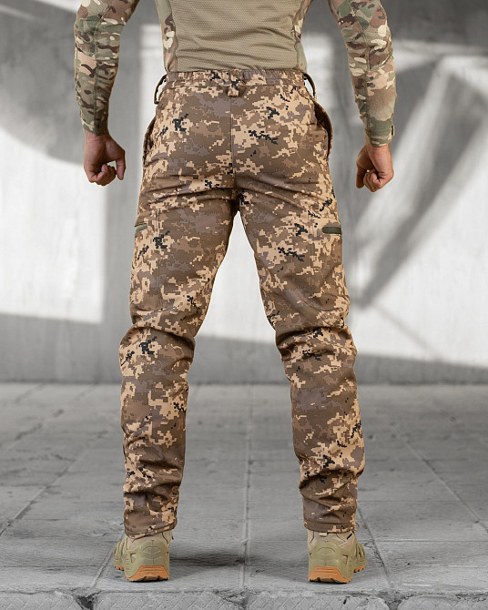 Штани піксель на флісі зимові теплі тактичні анатомічний крій Одеса - фото 11