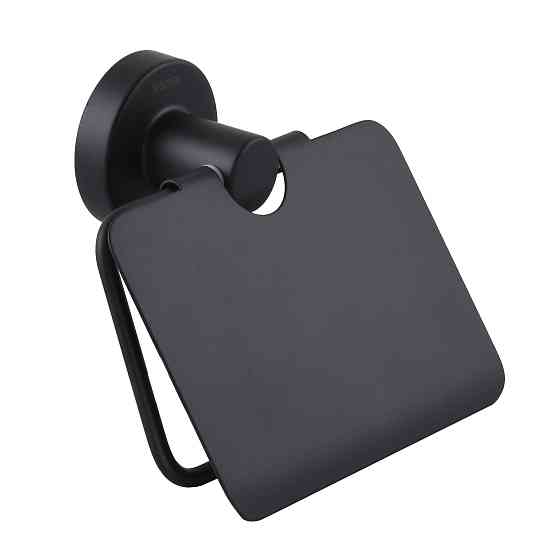 Тримач туалетного паперу з кришкою SONIA ASTRAL BLACK 185207 Луцк