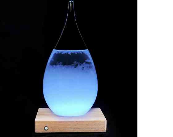 Барометры Штормгласс Капля СРЕДНЯЯ с LED подсветкой Storm glass Киев