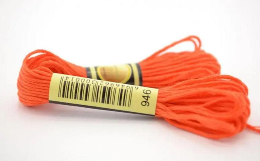 Нитки муліне для вишивки 946 Київ - фото 1