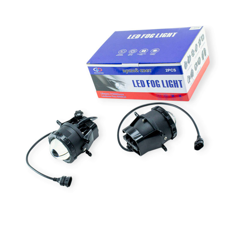 Фара Рено LED (90мм 3.5