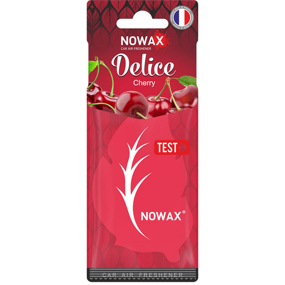 Ароматизатор повітря целюлозний Nowax серія Delice - Cherry Киев - изображение 1
